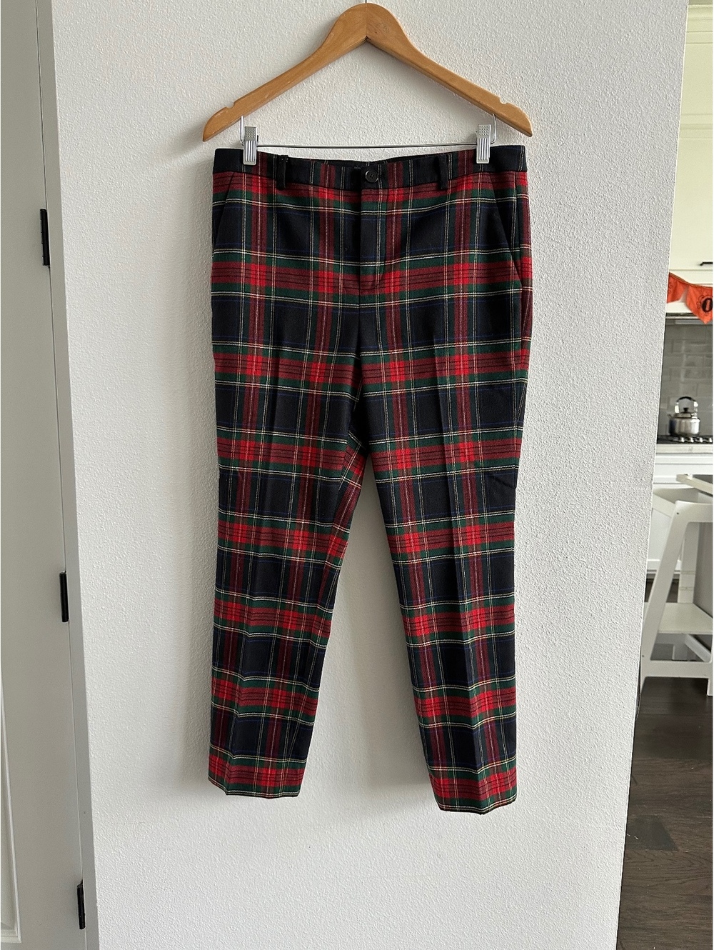 LRL Lauren Ralph Lauren Tartan Plaid Dress Pants Size 8
